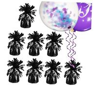 INOOMP 8 Piezas Pzs Pesas para Globos con Bloques de Peso Pendientes para Bodas y Eventos Accesorios para Decoración Interior y Exterior Diseño Elegante con Lámina Metálica Material