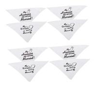 INOOMP 8piezas Pañuelo para Mascotas Bandana para Perros y Gatos Accesorio De Moda para Mascotas para Fiestas y Salidas