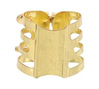 INOOMP Abrazadera para boquilla de saxofón alto - Clip metálico para cabeza de saxofón - Accesorio para boquilla de para instrumentos de viento - Sujeción para instrumentos musicales