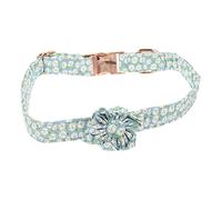 INOOMP Adorable Collar para Perro con Flor de Margarita Collar para Mascotas Longitud Ajustable Y Función Calmante