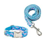 INOOMP Adorable Patrón de Sirena para Mascotas Cómodo Ligero Tamaño para Perros
