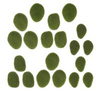 INOOMP Adorno de Piedra Falsa Verde Diseño Delicado y Fácil Mantenimiento para Paisajismo de Césped Adecuado para de y Jardines