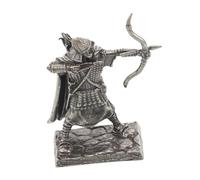 INOOMP Adornos de Guardia Retro Figuras de acción ejército Favor Mesa de Estatua Miniatura Juguete Figuras de Caballeros Medievales Escritorio Estatua de Figuras Fiesta cifra Cobre