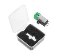 INOOMP Aguja de Imán Móvil At3600l para Tocadiscos de Vinilo, Fácil Reemplazo y Actualización, Color Verde, Compatible con Reproductores de Discos para Entusiastas del Audio