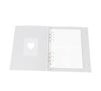 INOOMP Álbum de Fotos A5 Esmerilado Multifunción Hogar, Carpeta Activable de 3 Pulgadas 4 Compartimentos para Fotos Instantáneas, Accesorio Fotográfico Portátil y Organizador de Imágenes