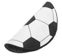 INOOMP Alfombra Redonda de Fútbol 80 Cm Diámetro, Antideslizante, Insonorizante y Lavable para Silla de Ordenador, Adecuado para Habitación Infantil y Sala de Estar