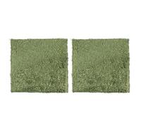 INOOMP Alfombras de Musgo para Reptiles 2 Piezas 30x30 Cm Tapetes Absorbentes de Algodón Transpirable Césped Artificial Hidratante para Tortugas y Anfibios en Terrarios