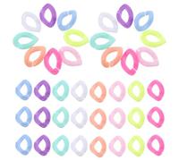 INOOMP Anillos de Eslabones Acrílicos Abiertos 800 Piezas, Hebillas para Cadena de Bolso, Accesorios DIY para Correas y Bisutería Artesanal