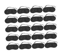 INOOMP Antifaz Desechable Opaco para Dormir 35 Unidades Negro sin Bolsa Cómodo Bloqueo Total Luz Viaje Siesta Noche Uso Unisex Salud y Descanso