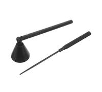 INOOMP Apagavelas de Metal para Velas de Frasco y Té, Acero Inoxidable | Gestión de Mechas, Control Limpio de Llama sin Salpicaduras, Uso Diario en Celebraciones y Ceremonias