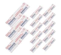 INOOMP Apósito adhesivo para heridas 50 unidades 45x10mm tela impermeable para cicatrización y cuidado cutáneo con tecnología de reducción de tensión