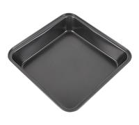 INOOMP Bandeja Cuadrada Antiadherente para Horno 30X30 CM para Hornear Pollo, Pizza y Galletas, Utensilio de Cocina de Metal Duradero