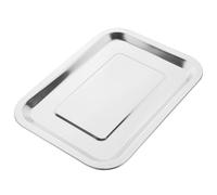 INOOMP Bandeja de Barbacoa Diseño Elegante y Simple Fácil de Usar de Acero Inoxidable Multifuncional Adecuado para Reuniones Familiares y Fiestas