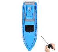 INOOMP Barco De Juguete Lancha Rápida Portátil Barco De Baño para Juguete De Control Remoto para Piscina Azul