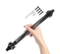 INOOMP Bisagra de Resorte para Exteriores Acero Duradero Cierre Automático Bisagra para Puerta de Valla Madera Resistente Villa