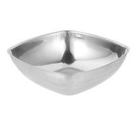 INOOMP Bol para Mezclar de Acero Inoxidable Plata para Hogar y Buffet | Capacidad Suficiente, Ligero y Estable, No se Pega, Recipiente para Frutas, Verduras, Fideos y Aperitivos