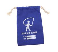 INOOMP Bolsa de Cordón de Lona para Salto de Cuerda Ligera y Portátil para Almacenamiento Versátil para Cuerdas de Saltar Material Resistente y Diseño Práctico para Deporte y Escuela