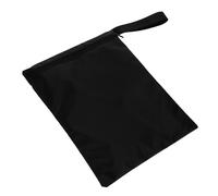 INOOMP Bolsa de Viaje Negra 30x22.5 Cm para Natación y Actividades al Aire Libre, Organizador Portátil para Trajes de Baño y Ropa Mojada, Tela Oxford Resistente y Ligera