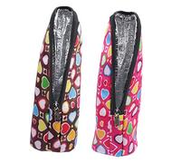 INOOMP Bolsa Térmica para Biberones de Leche 2 Piezas para Bebés, Portátil Asa Ajustable, Poliéster Resistente, Adecuado para Viajes y Uso Diario de Padres y Madres Jóvenes