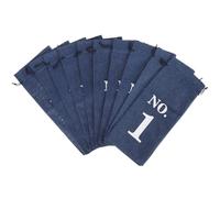 INOOMP Bolsas de Lino para Botellas de Vino 10 Piezas 13.8X5.9 Pulgadas Bolsas Reutilizables para Degustación a Ciegas y Eventos