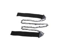 INOOMP Cadena para Motosierra de Bolsillo Negra de Acero Resistente al Óxido y Extensible Adecuado para Camping y Supervivencia al Aire Libre