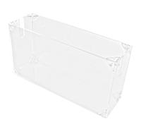 INOOMP Caja de Acrílico Transparente para Consola Switch Almacenamiento de Accesorios y Funda Antipolvo, Diseño Visible para Exhibición en Mesa de Juego