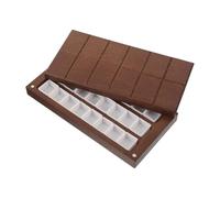 INOOMP Caja de Acuarelas de Madera y Diseño Compacto con 24 Compartimentos Vacíos Aplicación Versátil de Pigmentos para Artistas y Uso en Viajes y Esquinas de Pintura