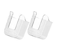 INOOMP Caja de Almacenamiento para Pañuelos Húmedos Montada en Pared sin Perforaciones, Material Pet, Diseño Ligero y Delicado, Adecuado para Baño y Cocina, Pack de 2 Unidades