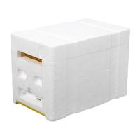 INOOMP Caja de Cría Fácil de Transportar para Apicultura de Plástico y Espuma Reproducción Natural de Abejas en Colmenas Portátiles