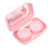 INOOMP Caja para Lentes de Contacto Espejo y Estuche Hermético para Protección y Transporte Cómodo