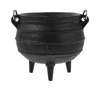 INOOMP Caldero de Hierro Fundido: Porta Incienso - Caldero de Hierro Fundido de Tres Patas para rituales, sahumar Velas, derretir Cera y aromaterapia - para prácticas espirituales y decoración del