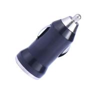 INOOMP Cargador de Coche USB Dual Compacto y Ligero Puerto DC 5v 1000ma para PDA y Tabletas, Adaptador de Coche Negro de Plástico Abs Adecuado para Uso en Automóvil