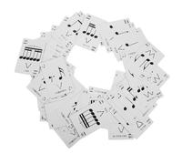 INOOMP Cartas De Lectura De Póker Rítmico Herramientas De Aprendizaje Musical Juego De Aprendizaje De Ritmo Herramienta De Enseñanza del Ritmo Cartas De Entrenamiento De Ritmo Ejercicios