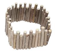 INOOMP Cerca De Madera para Hámster Divisor De Espacio Natural Juguete Multifuncional para Mascotas para Crear Nidos y Espacios De Fácil De Limpiar y Resistente Compacto