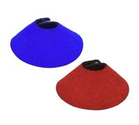 INOOMP Collares para Recuperación de Loros y Periquitos, Cuello Ajustable para Evitar Daños y Mordeduras, Material Duradero y Cómodo, 2 Unidades en Rojo y Azul