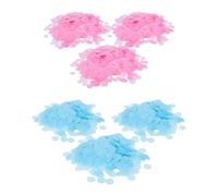 INOOMP Confeti Revelación de Género para Shower en Papel Redondo Rosa y Azul, Fácil de Lanzar, Paquete de 6 Unidades Adecuado para Fotos y Globos