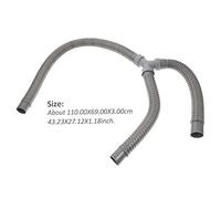 INOOMP Conjunto de Manguera de Drenaje Triple Resistente para Cocina Tubo Plástico Duradero y Flexible Fácil Instalación y Segura para Fregadero y Lavadora