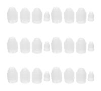 INOOMP Convertidores de Boquillas Creativos para Mangas Pasteleras de Polipropileno, 24 Piezas 4 Tamaños para Decoración y Repostería Casera