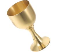 INOOMP Copa de Latón Ritual de 50 G, Cáliz de Adoración Budista Resistente al Desgaste, Taza de Ofrenda Vintage y Decoración del Hogar