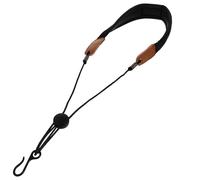INOOMP Correa Cómoda para Saxofón Negro Cinturón Ajustable para Colgar Saxofón Arnés Portátil Alivio de Presión en Cuello y Hombros Accesorio para Instrumentos de Viento