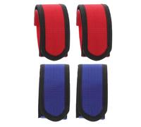 INOOMP Correas para Pedales de Bicicleta Ajustables Antideslizantes de Nylon Cierre de Gancho y Bucle 4 Piezas para Entrenamiento en Bicicleta y Fitness Interior