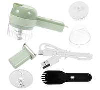 INOOMP Cortador Calabacín Láminas Eléctrico Portátil y Utensilio de Cocina Ligero Picadora de Ajo Profesional para Restaurante y Cocina