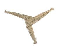 INOOMP Cruz Irlandesa de Pared Tejida a Mano Junco, Decoración Rústica Tradicional para Hogar y Iglesia, Cruz de Bendición para Festivales y Celebraciones Religiosas