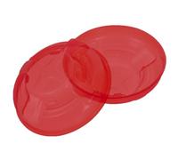 INOOMP Cubierta para Detector de Humo de Plástico, 2 Piezas Resistentes Pintura para Uso en Cocinas y Restaurantes, Protección Antipolvo para Detectores Domésticos