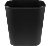 INOOMP Cubo de Basura de 15 Litros, Plástico Negro, Diseño Simple | Ahorra Espacio, Fácil de Limpiar, Uso en Cocina Escritorio, Papelera Baño Estrecha