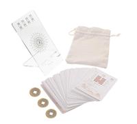INOOMP del I Ching para Principiantes de Adivinación Antiguas 64 Hexagramas Duraderos Juego de Lectura Cultural de Adivinación Kit Completo