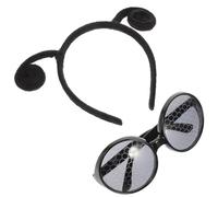 INOOMP Diadema Antenas de Insecto y Gafas para Fiesta Accesorio de Disfraz Cosplay para Niña Diseño de Hormiga y Abeja Material Seguro y Cómodo Adecuado para Carnaval y Pascua