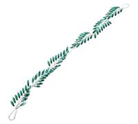 INOOMP Diadema de Aleación Verde Hojas Brillantes, Accesorios Cabello de Boda y Festivales, Elegante y Resistente al Desgaste para Mujer