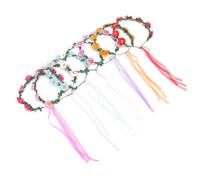 INOOMP Diadema de Flores para Playa y Boda 14 Piezas, Accesorios Pelo Niña, Tela Cómoda y Diseño Único Portátil para Uso Diario Varios estilos