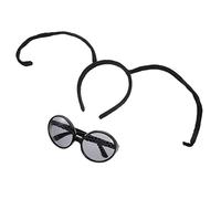 INOOMP Diadema De Insectos Antena y Gafas Decorativa Para Cosplay Fiestas Infantiles Diadema De Lepidóptero y Antenas De Insecto